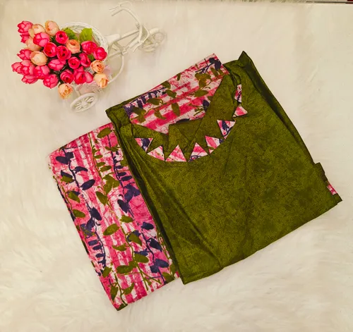 GREEN WITH PINK PATIYALA SP06